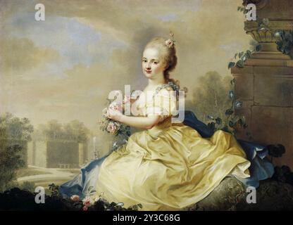 Principessa Maria Josepha von und zu Liechtenstein (1768-1845), 1776. Collezione privata. Foto Stock