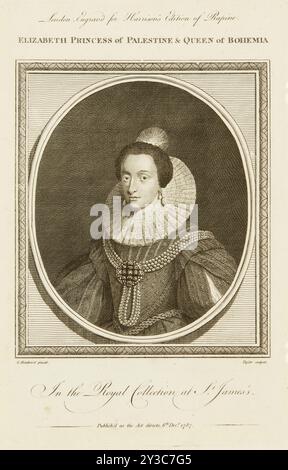 Principessa Elisabetta del Palatinato (1618-1680), 1780 Collezione privata. Foto Stock