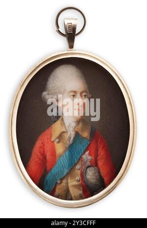 Re Kristian VII di Danimarca, 1761-1804. Foto Stock