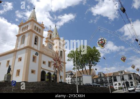 Igreja do Santissimo Salvador da se, Angra do Heroismo, Terceira Foto Stock