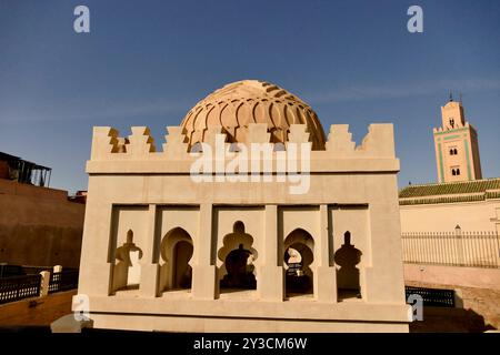 Qubba almoravide, Marrakech, città imperiale del Marocco Foto Stock