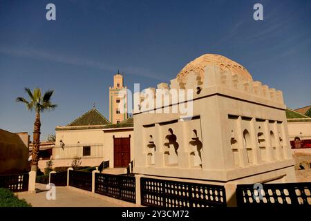 Qubba almoravide, Marrakech, città imperiale del Marocco Foto Stock