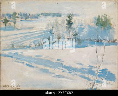 Winter Landscape, 1887. Foto Stock