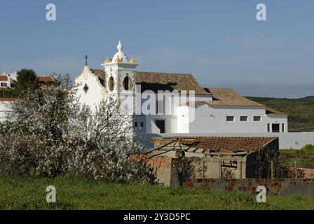 Chiesa parrocchiale, Budens, Algarve, Portogallo, Europa Foto Stock