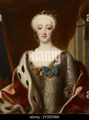 Sofia Magdalena, Regina di Danimarca, c1760. Foto Stock