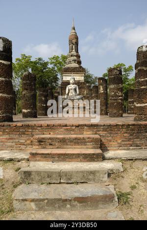 Historischer Park Sukhothai, Sukhothai, Thailandia, Asia Foto Stock