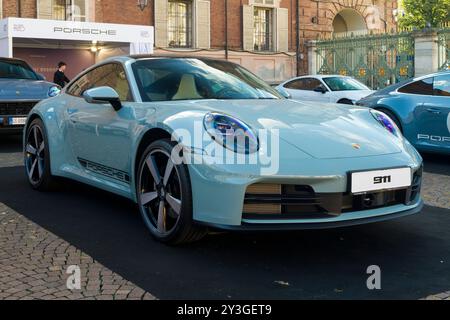 Torino, Italia. 13 settembre 2024. Porsche 911 al Salone di Torino 2024 crediti: Marco Destefanis/Alamy Live News Foto Stock