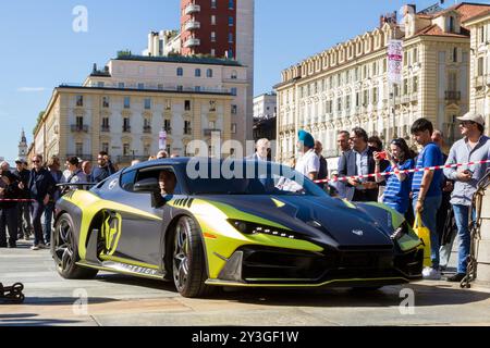 Torino, Italia. 13 settembre 2024. Italdesign ZEROUNO al Salone di Torino 2024 crediti: Marco Destefanis/Alamy Live News Foto Stock