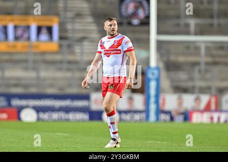St Helens, Regno Unito. 13 settembre 2024. Morgan Knowles di St. Helens durante il Betfred Super League Round 26 partita St Helens vs Castleford Tigers al Totally Wicked Stadium, St Helens, Regno Unito, 13 settembre 2024 (foto di Cody Froggatt/News Images) a St Helens, Regno Unito il 9/13/2024. (Foto di Cody Froggatt/News Images/Sipa USA) credito: SIPA USA/Alamy Live News Foto Stock