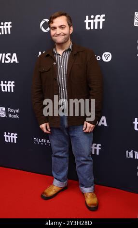 Toronto, Canada. 10 settembre 2024. Matt Wood arriva alla prima del "Saturday Night" durante il Toronto International Film Festival 2024 tenutosi al Royal Alexandra Theatre il 10 settembre 2024 a Toronto, Canada © JPA/AFF-USA.com Credit: AFF/Alamy Live News Foto Stock