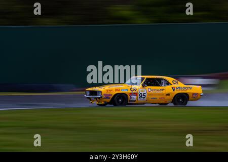 Sandown Park, Victoria, Australia. 14 settembre 2024. HOEL HEINRICH (95) alla curva 3 durante la sessione mattutina per la Touring Car Masters Series al 2024 Penrite Oils Sandown 500 al Sandown International Motor Raceway, Sandown Park (Credit Image: © James Forrester/ZUMA Press Wire) SOLO PER USO EDITORIALE! Non per USO commerciale! Foto Stock