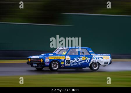 Sandown Park, Victoria, Australia. 14 settembre 2024. CAMERON TILLEY (60) alla curva 3 durante la sessione mattutina per la Touring Car Masters Series al 2024 Penrite Oils Sandown 500 al Sandown International Motor Raceway, Sandown Park (Credit Image: © James Forrester/ZUMA Press Wire) SOLO PER USO EDITORIALE! Non per USO commerciale! Foto Stock