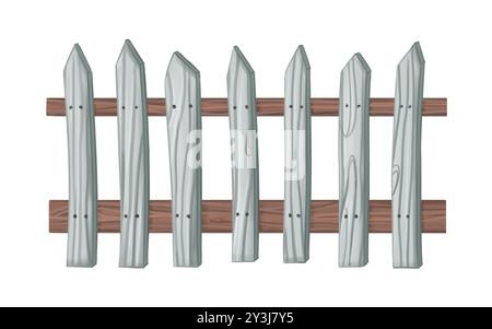 La vecchia recinzione in legno del giardino è blu. Protezione di campi, orti, frutteti. Feste autunnali, vacanze in stile rustico. Lavoro agricolo, raccolto Foto Stock