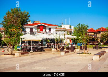 Piazza principale nel centro della città Laterale nella regione di Antalya, sulla costa mediterranea meridionale della Turchia Foto Stock