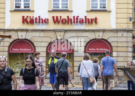 Kaethe Wohlfahrt, negozio di souvenir a Bamberga, alta Franconia, Baviera, Germania, Europa Foto Stock