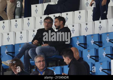 Como, Italia. 14 settembre 2024. Ivan Juric di Como durante la partita di calcio di serie A Enilive 2024/2025 tra Como e Bologna allo stadio Giuseppe Sinigaglia di Como, Italia settentrionale - sabato 14 settembre 2024. Sport - calcio. (Foto di Antonio Saia/LaPresse) credito: LaPresse/Alamy Live News Foto Stock