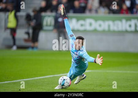 Herning, Danimarca. 14 settembre 2024. Superliga match tra FC Midtjylland e FC Copenhagen all'MCH Arena di Herning, sabato 14 settembre 2024. (Foto: Bo Amstrup/Scanpix 2024) credito: Ritzau/Alamy Live News Foto Stock