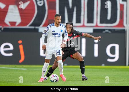 Herning, Danimarca. 14 settembre 2024. Superliga match tra FC Midtjylland e FC Copenhagen all'MCH Arena di Herning, sabato 14 settembre 2024. (Foto: Bo Amstrup/Scanpix 2024) credito: Ritzau/Alamy Live News Foto Stock