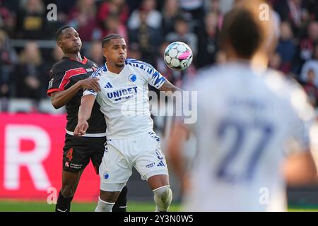 Herning, Danimarca. 14 settembre 2024. Superliga match tra FC Midtjylland e FC Copenhagen all'MCH Arena di Herning, sabato 14 settembre 2024. (Foto: Bo Amstrup/Scanpix 2024) credito: Ritzau/Alamy Live News Foto Stock