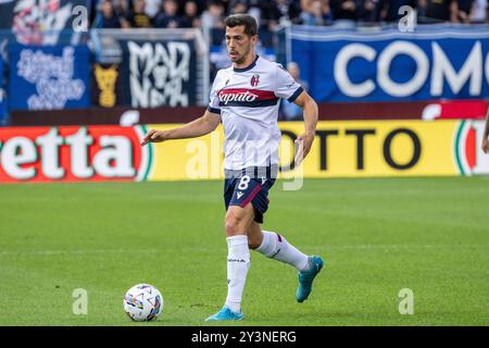 Como, Italia - 14 settembre 2024 - Como vs Bologna serie A - remo freuler bologna crediti: Kines Milano/Alamy Live News Foto Stock