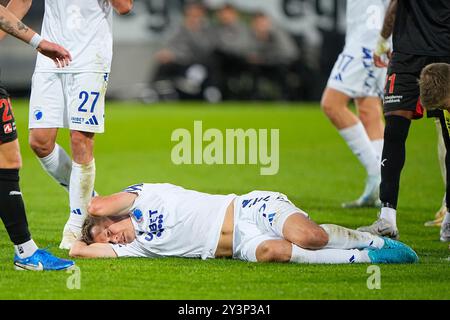 Herning, Danimarca. 14 settembre 2024. Superliga match tra FC Midtjylland e FC Copenhagen all'MCH Arena di Herning, sabato 14 settembre 2024. (Foto: Bo Amstrup/Scanpix 2024) credito: Ritzau/Alamy Live News Foto Stock