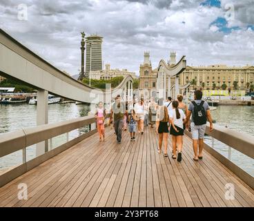 La Rambla de Mar Foto Stock