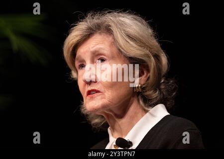 Austin, Tx, Stati Uniti. 6 settembre 2024. L'ex senatore e ambasciatore degli Stati Uniti alla NATO, KAY BAILEY HUTCHISON parla durante un panel su "Our Complicated World", il secondo giorno al 14° festival annuale del Texas Tribune nel centro di Austin. Il Festival riunisce politici e influenti leader di pensiero nel servizio pubblico per discutere gli eventi e le politiche attuali. (Credit Image: © Bob Daemmrich/ZUMA Press Wire) SOLO PER USO EDITORIALE! Non per USO commerciale! Foto Stock