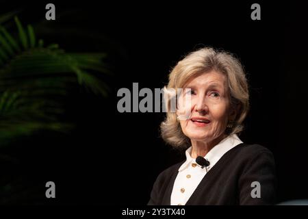 Austin, Tx, Stati Uniti. 6 settembre 2024. L'ex senatore e ambasciatore degli Stati Uniti alla NATO, KAY BAILEY HUTCHISON parla durante un panel su "Our Complicated World", il secondo giorno al 14° festival annuale del Texas Tribune nel centro di Austin. Il Festival riunisce politici e influenti leader di pensiero nel servizio pubblico per discutere gli eventi e le politiche attuali. (Credit Image: © Bob Daemmrich/ZUMA Press Wire) SOLO PER USO EDITORIALE! Non per USO commerciale! Foto Stock