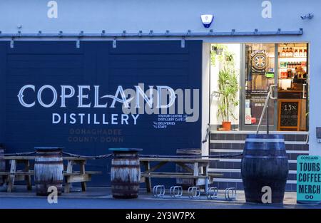 Irish Whiskey Distillery and Visitor Center, The Copeland Distillery Donaghadee County Down Northern Ireland. Foto Stock