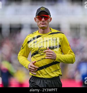 Edgbaston, Birmingham, Regno Unito. 14 settembre 2024. Vitality Blast T20 League Cricket Finals Day; semifinale, Gloucester, Sussex; Cameron Bancroft del Gloucestershire Credit: Action Plus Sports/Alamy Live News Foto Stock