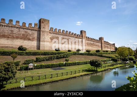 Italia, Cittadella, le mura cittadine della città Foto Stock