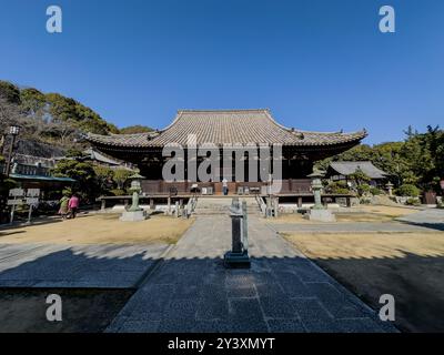 Immagine dal tempio Taisanji, Ehime, Giappone, il 52° del pellegrinaggio del Tempio Shikoku 88 Foto Stock