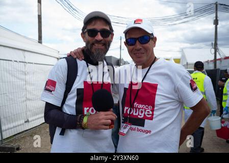 Bretigny, Francia. 14 settembre 2024. Illustrazione durante "la Fete De l'Humanite 2024" del 14 settembre 2024 a Bretigny sur Orge, Francia. Foto di Pierrick Villette/ABACAPRESS. COM credito: Abaca Press/Alamy Live News Foto Stock