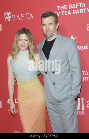 Beverly Hills, Stati Uniti. 14 settembre 2024. Harriet Dyer, Patrick Brammall partecipa agli arrivi del BAFTA North America TV Tea al Maybourne Beverly Hills di Beverly Hills, CALIFORNIA, il 14 settembre 2024. (Foto di Nina Prommer/Sipa USA) credito: SIPA USA/Alamy Live News Foto Stock