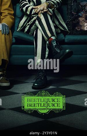 BEETLEJUICE BEETLEJUICE (2024), diretto da TIM BURTON. Crediti: Warner Bros. / Plan B Entertainment / Tim Burton Productions / album Foto Stock