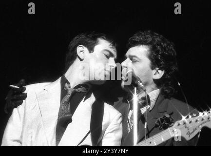 Gruppo indie rock Kilburn and the High Roads concerto dal vivo Londra gennaio 1975 Foto Stock