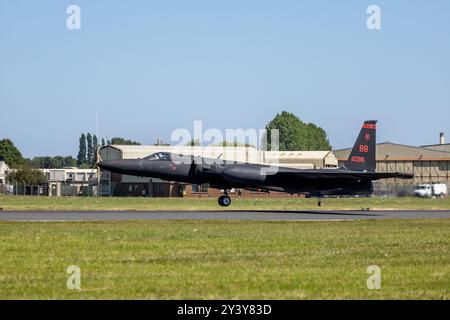 United States Air Force - Lockheed U-2, esibendosi al Royal International Air Tattoo 2024. Foto Stock