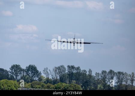 United States Air Force - Lockheed U-2, esibendosi al Royal International Air Tattoo 2024. Foto Stock