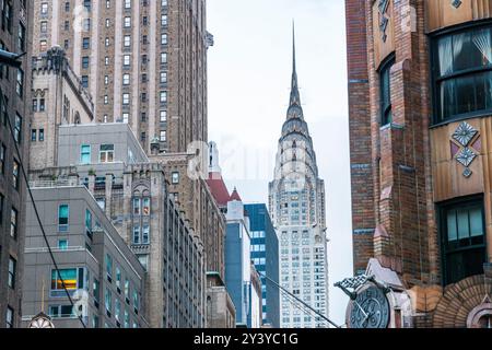 Chrysler Building di New York City Foto Stock