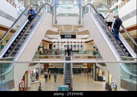 Basildon, Essex, Regno Unito - 11 settembre 2024: Il centro commerciale Eastgate di Basildon, quando è stato aperto, era il più grande centro commerciale al coperto d'Europa. Era un'operazione Foto Stock