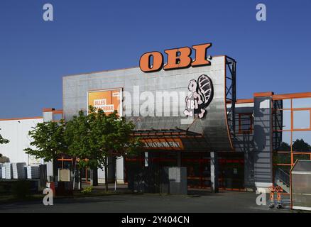 OBI hardware Store nel parco industriale Vorbrueck nella città di Walsrode, bassa Sassonia, Germania, Europa Foto Stock