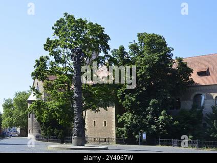 Castello storico Dankwarderode nella città di Braunschweig, bassa Sassonia, Germania, Europa Foto Stock