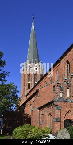 Chiesa storica nella città vecchia di Hanse Buxtehude, bassa Sassonia, Germania, Europa Foto Stock