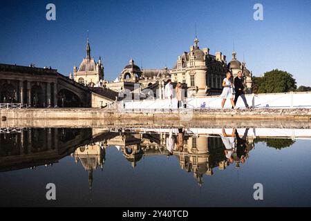 Chantilly, Francia. 15 settembre 2024. Ambiente durante la settima edizione della Chantilly Arts & Elegance - Richard mille al Domaine du Château de Chantilly, dal 13 al 15 settembre 2024, a Chantilly, Francia - foto Damien Saulnier/DPPI Credit: DPPI Media/Alamy Live News Foto Stock