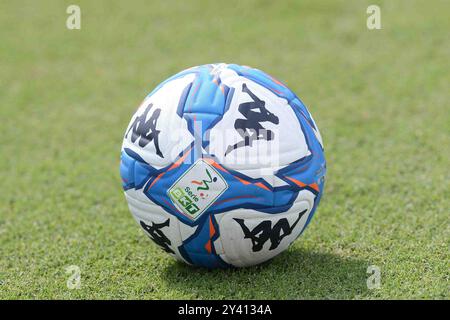 Salerno, Italia, 15 settembre ,2024 il pallone della partita di calcio BKT tra US Salernitana 1919 vs AC Pisa calcio :Agostino Gemito/ Alamy Live News Foto Stock