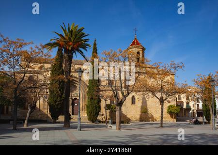 Úbeda, Spagna - 12 febbraio 2022: Plaza de Vázquez de Molina. Molti degli edifici più importanti di questa splendida città si trovano in questa piazza. Foto Stock