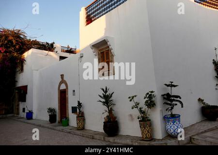 Rabat, complesso della Kasbah degli Udayas. Marocco, Africa. Costruito nel XII secolo dagli Almoravidi e fortificato per resistere agli attacchi nemici Foto Stock