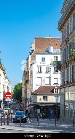 Parigi, Francia, paesaggio urbano della zona della Bastiglia, solo editoriale. Foto Stock