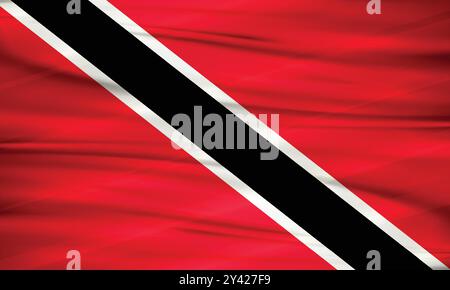 Trinidad e Tobago Flag e Editable Vector, Trinidad e Tobago Country Flag Illustrazione Vettoriale