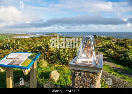 Costa a Cape Foulwind vicino a Westport sulla costa occidentale della nuova Zelanda Foto Stock